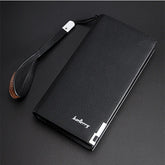 Balenberry Premium Long Wallet – 12 Card Slots, Dual Cash Pockets Black Rs 635