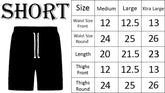 Men Cotton Shorts Solid Black Drawstring Casual Shorts Comfortable Everyday Wear - Extra Large