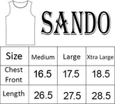 Men's No Pain No Gain Printed Gym Tank Top Pure Cotton Sleeveless Sando Summer Workout Vest - Extra Larg