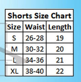 Pack Of 2 Men's Stripe Style Jersey Fashion Shorts | Soft Fabric Casual Summer Wear - Extra Large